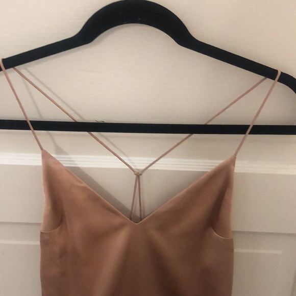 Gorgeous blush pink midi dress - size small - Picture 9 of 10